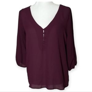 Forever 21  - 3/4 Sleeve Blouse -Size Small